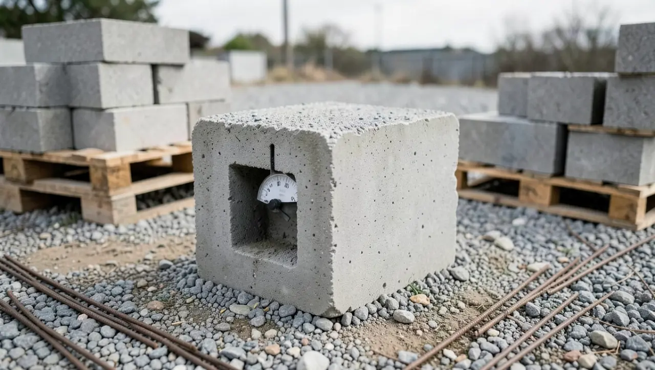 bloczek betonowy ile waży